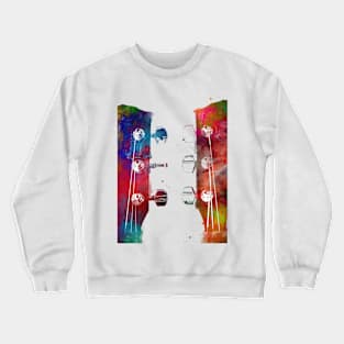 Guitars music art #guitars Crewneck Sweatshirt